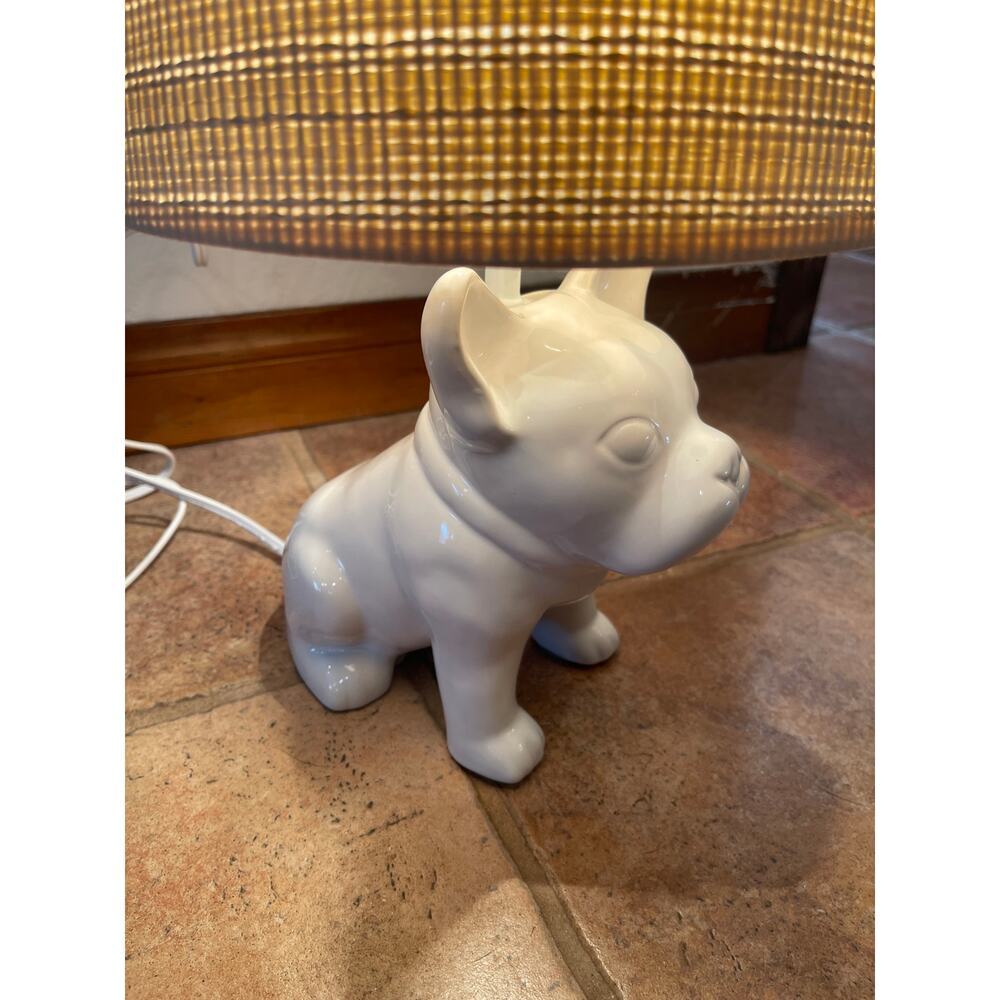 Bulldog ceramic lamp - Picture 6 of 8